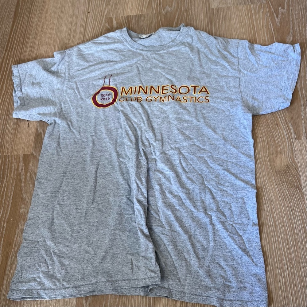 Minnesota club gymnastics grey tshirt